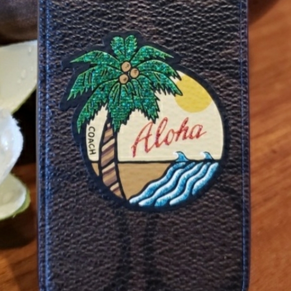**SALE** NEW Coach "Aloha" Palm Tree in Hawaii Key Fob...last one! - Picture 3 of 5
